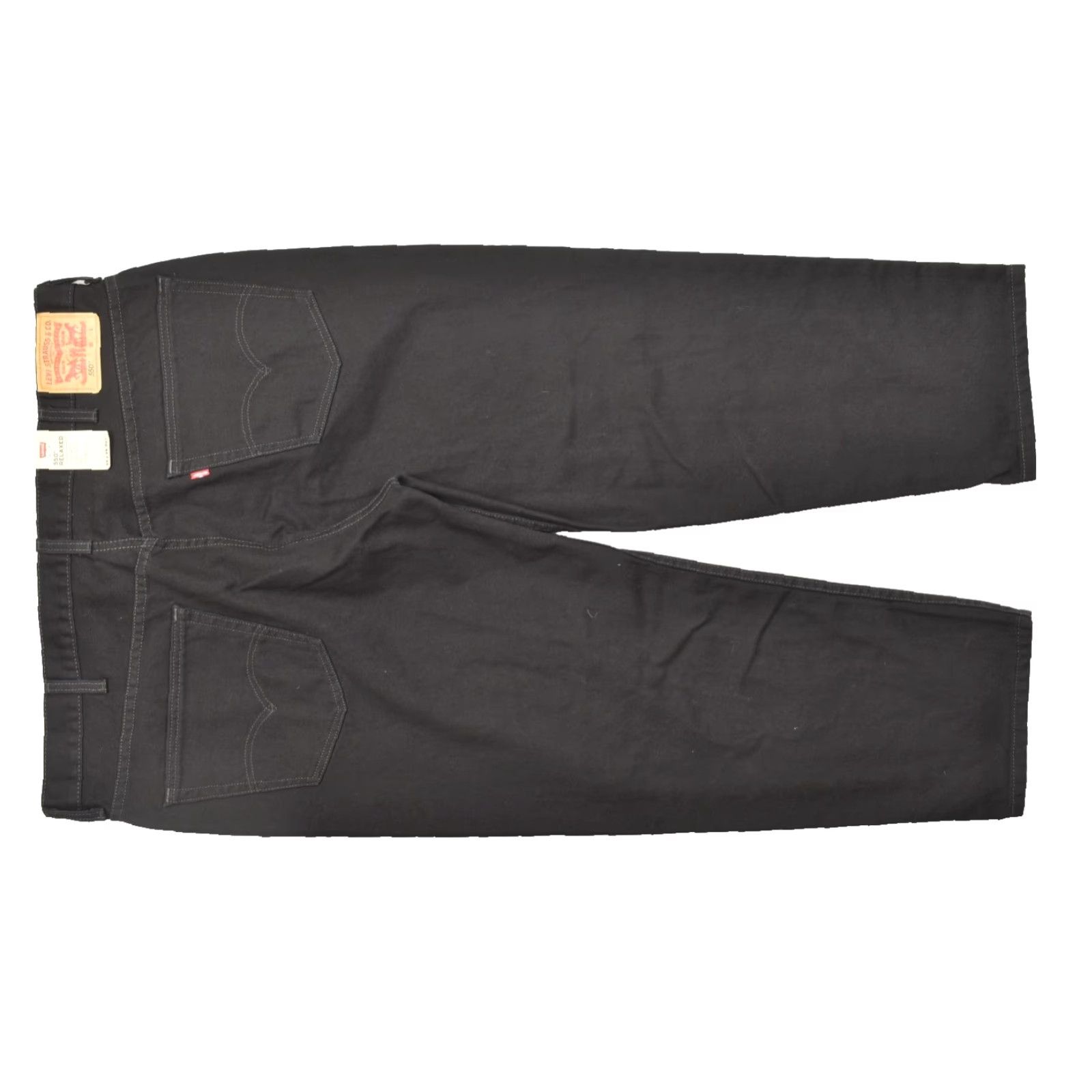 Levi's Levi's 550 Relaxed Fit Black Denim Jeans 44x29 Men Regular Cotton 5-Pocket NWT Size US 44 / EU 60 - 2 Thumbnail