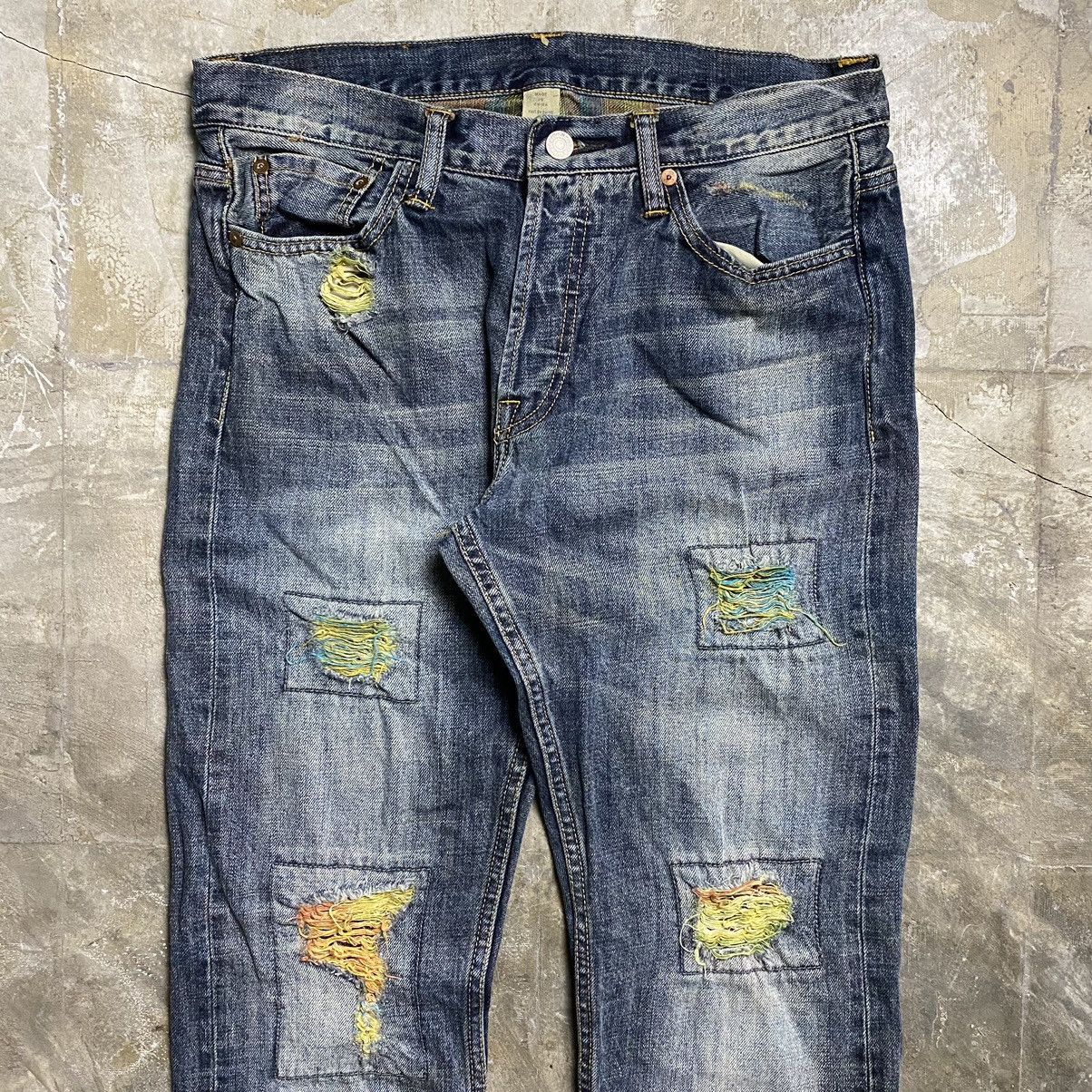 RRL Ralph Lauren RRL Ralph Lauren SF Shuttle Woven Selvedge Denim Jeans Size US 33 - 2 Thumbnail