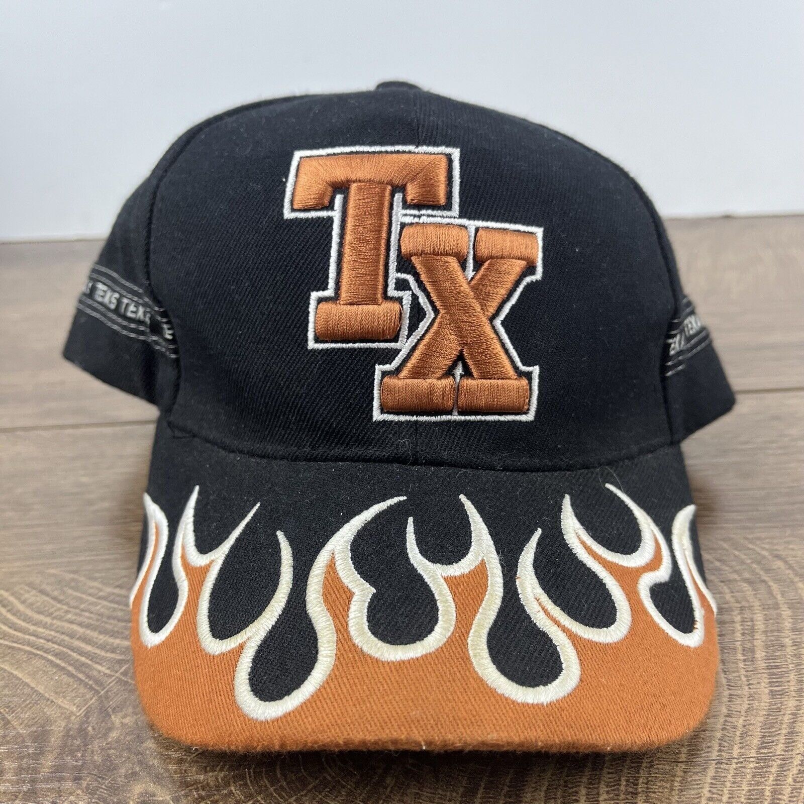 Other Texas Hat Black Orange Texas Hat Black Adjustable Hat Black Size ONE SIZE - 4 Thumbnail