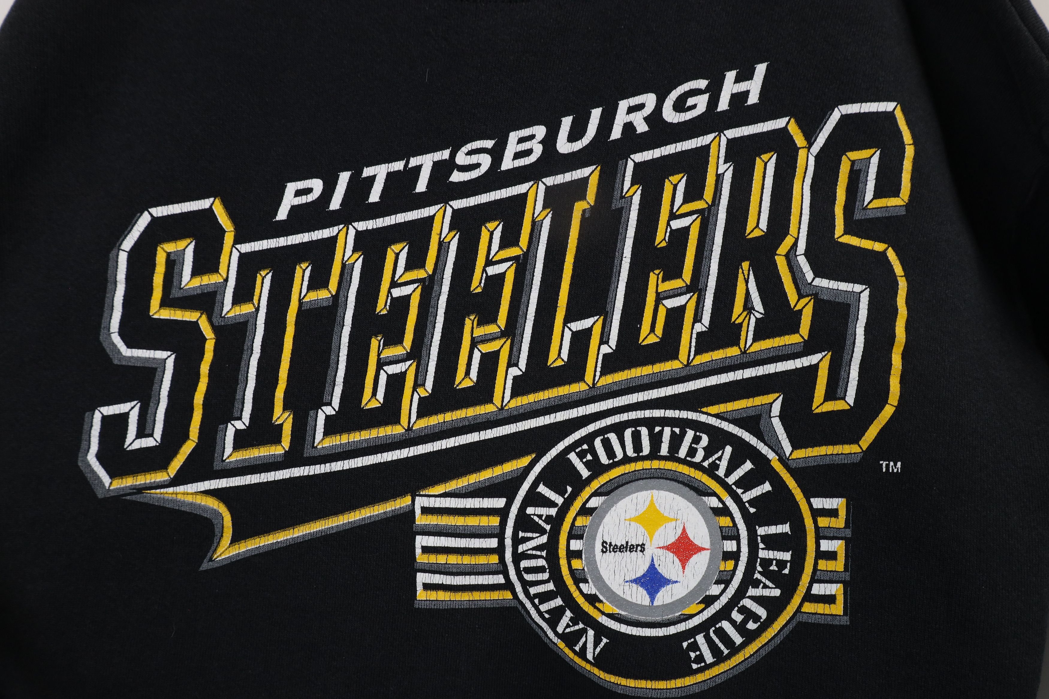 Vintage Vintage 80s 90s Pittsburgh Steelers Football Sweatshirt USA Size US L / EU 52-54 / 3 - 4 Thumbnail