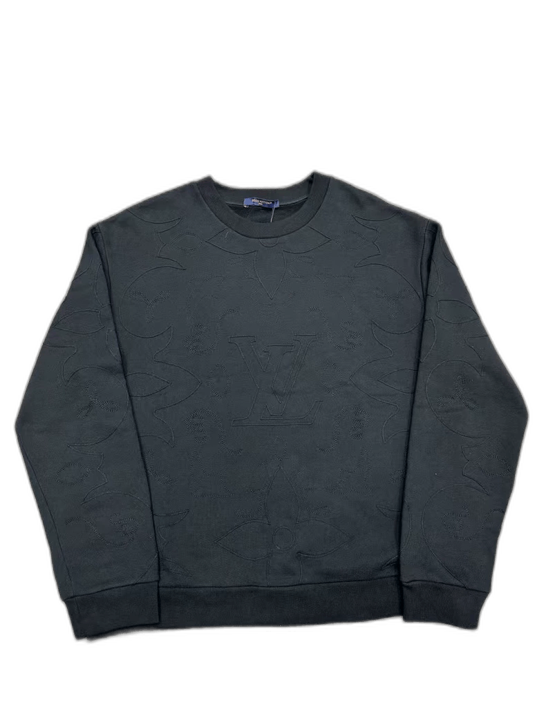 LV Embroidered Letter Sweatshirt XXL Size