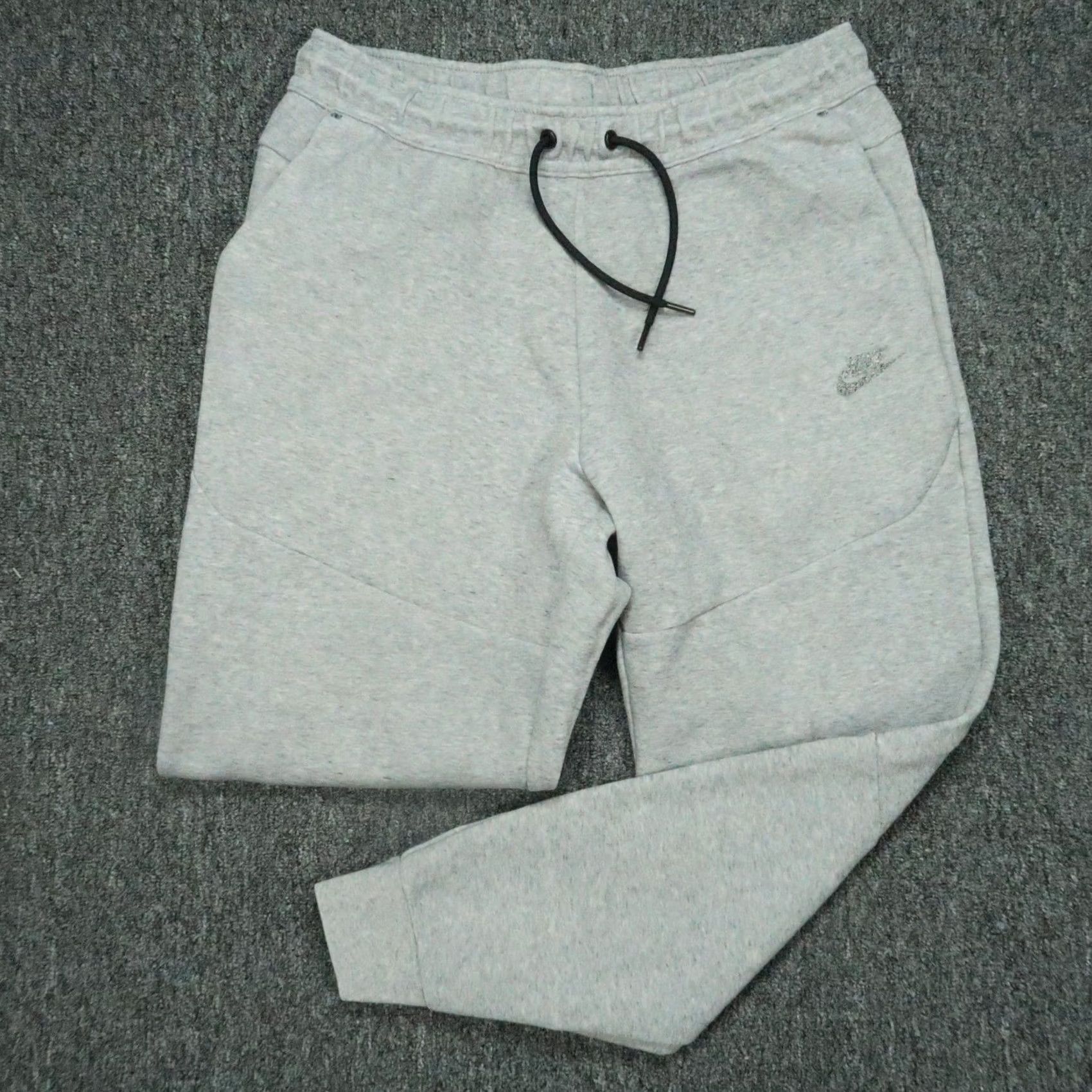 Nike Nike Pants Mens Large Gray Tech Fleece Joggers Athletic Zip Pocket Sporty Size US 33 - 2 Thumbnail