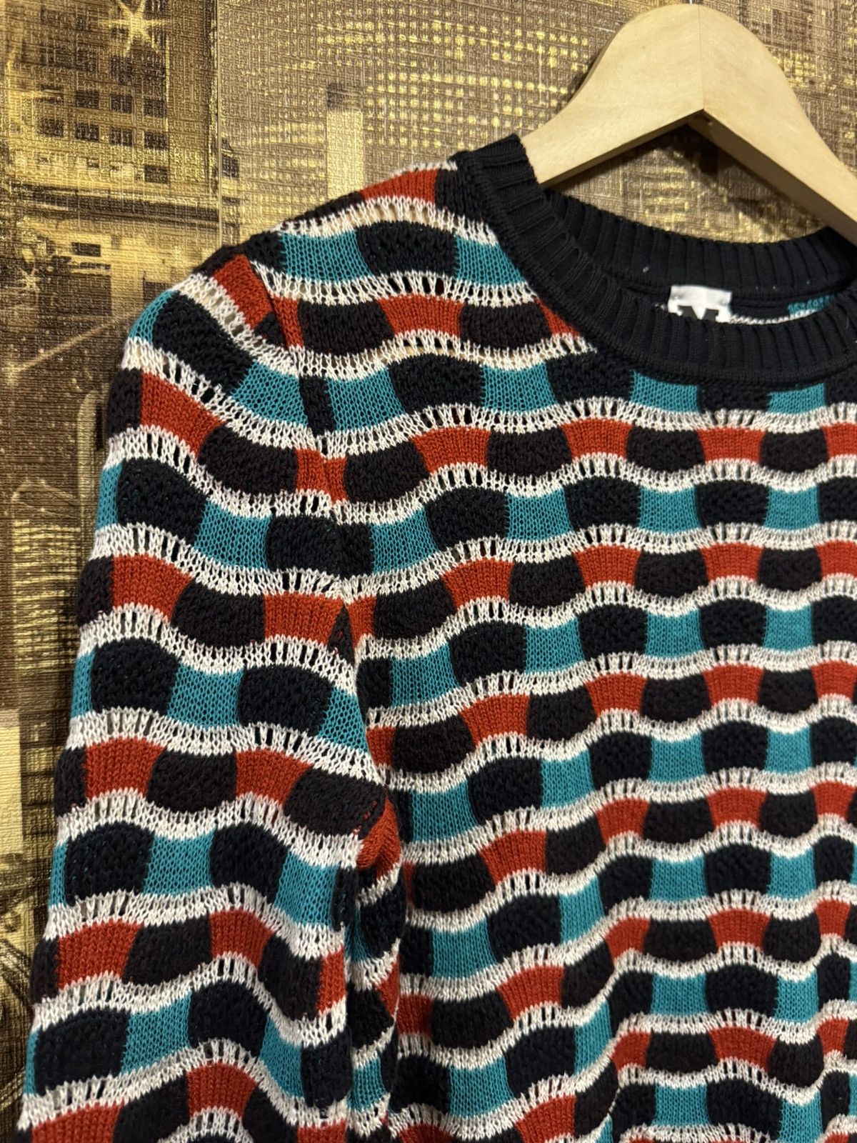 Missoni M Missoni Striped Multi Color Sweater Size M / US 6-8 / IT 42-44 - 3 Thumbnail