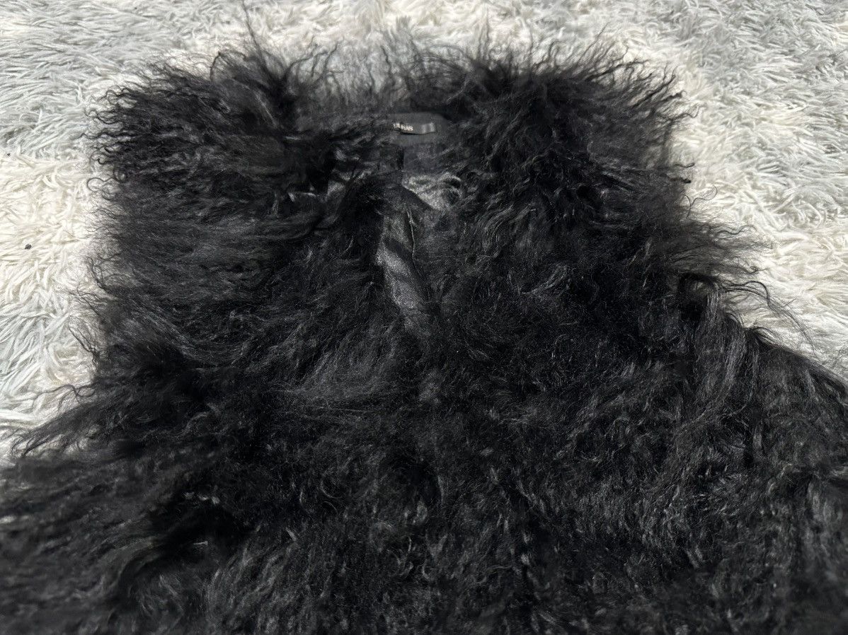 If Six Was Nine 🔥Sick Y2K Duras Black Fur Vest Opium Goth Punk Size US S / EU 44-46 / 1 - 3 Thumbnail