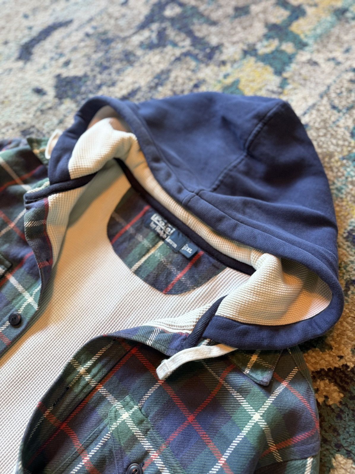 Polo Ralph Lauren Grail polo tartan thermal lined button up hoodie Size US XL / EU 56 / 4 - 3 Thumbnail