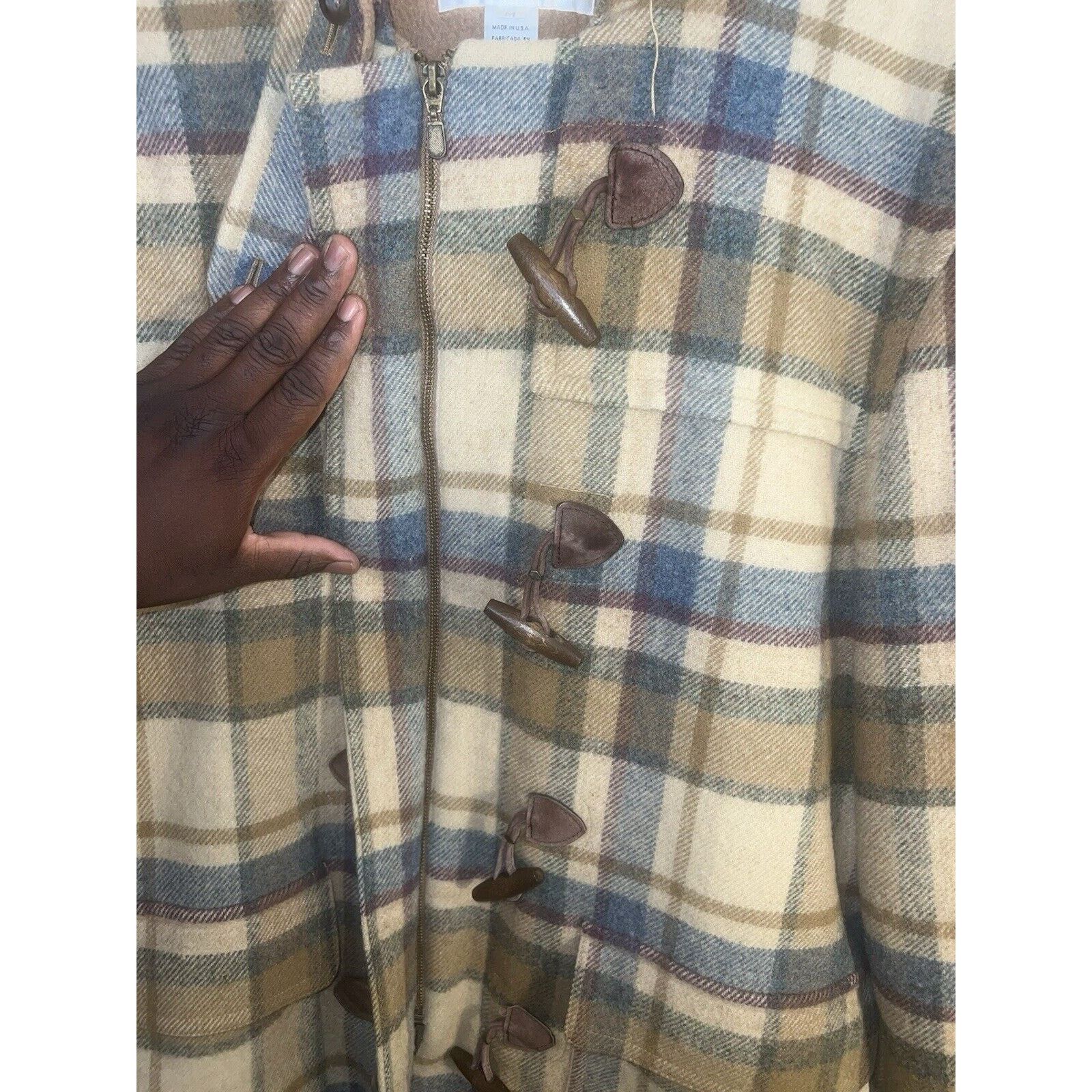Jones New York Vintage Jones New York Plaid Wool Fleece Lined Womens Medium Size M / US 6-8 / IT 42-44 - 10 Thumbnail