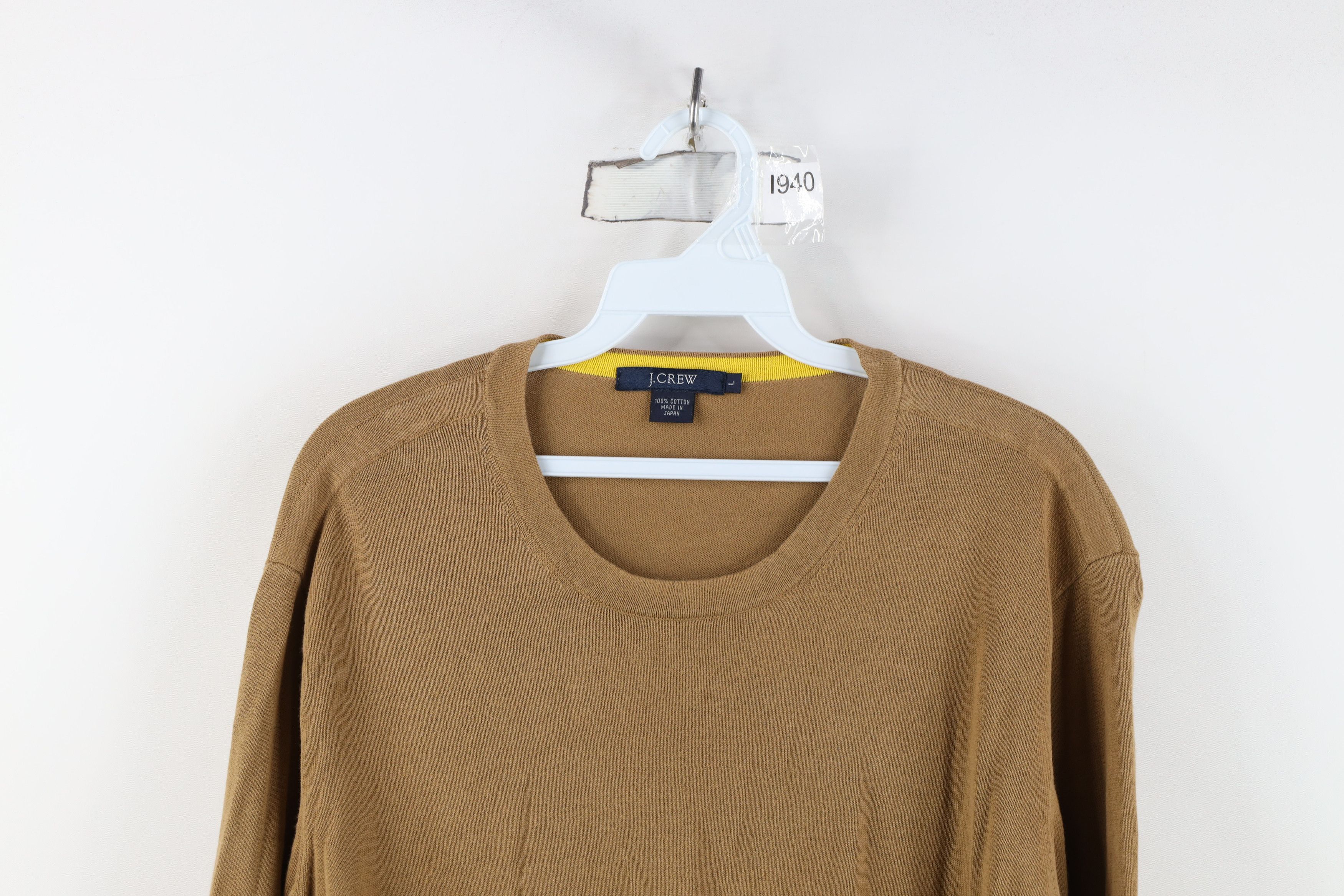 J.Crew Vintage J Crew Lightweight Cotton Ribbed Knit Sweater Japan Size US L / EU 52-54 / 3 - 2 Thumbnail