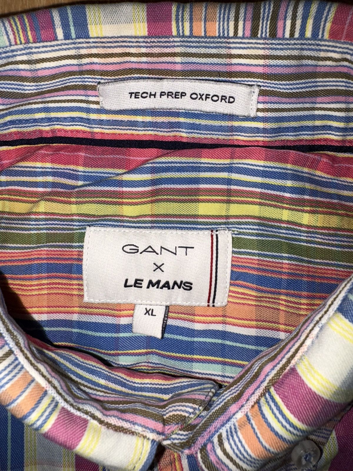Gant Gant x Le Mans edition multicoloured button up shirt Size US S / EU 44-46 / 1 - 8 Thumbnail