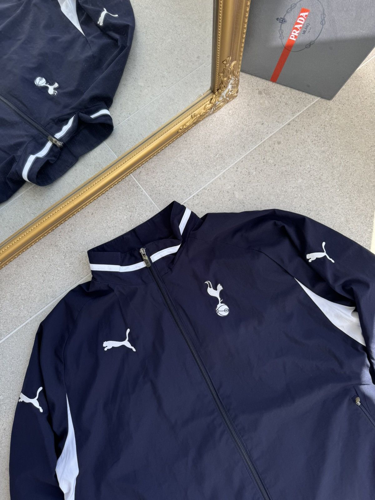 Puma PUMA Tottenham Y2K Track Jacket Soccer Team Jersey Size US XL / EU 56 / 4 - 3 Thumbnail