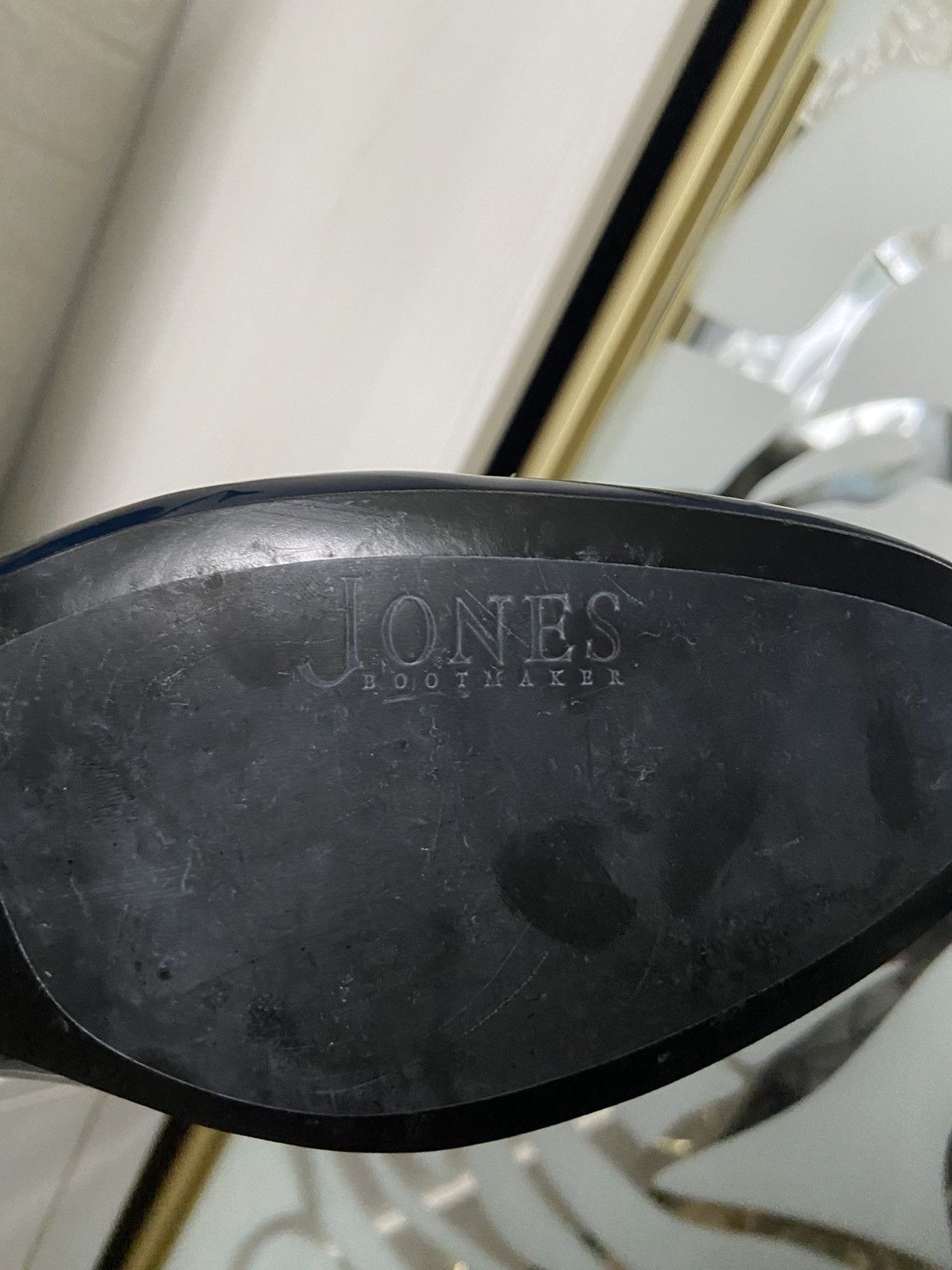 Other Jones Bootmaker Navy Patent Leather Flats / Loafers 40 Size US 9 / IT 39 - 4 Thumbnail