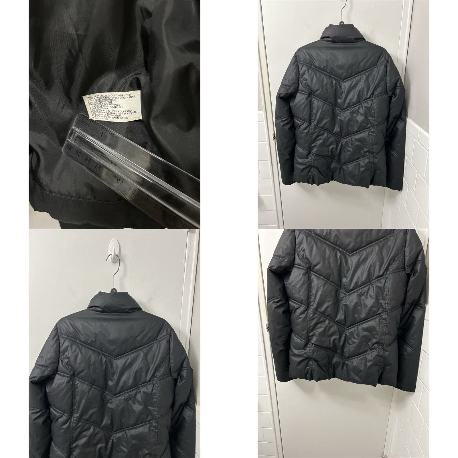 Gap Gap Puffer Jacket Womens M Black Full Zip Quilted L/S Pockets Zipper Winter Fall Casual Travel Men? No Size M / US 6-8 / IT 42-44 - 8 Thumbnail