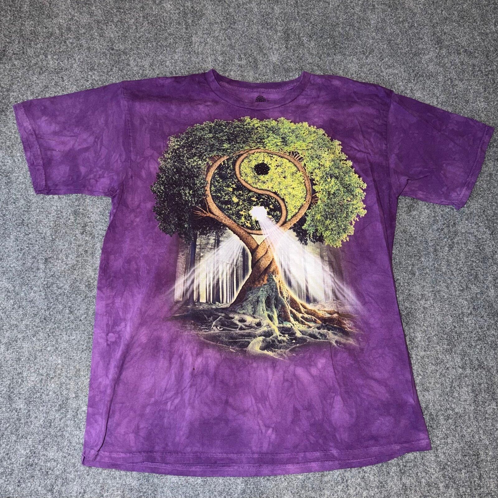 The Mountain The Mountain Purple Tree of Life T-Shirt Mens XL Vtg y2k Size US XL / EU 56 / 4 - 1 Thumbnail
