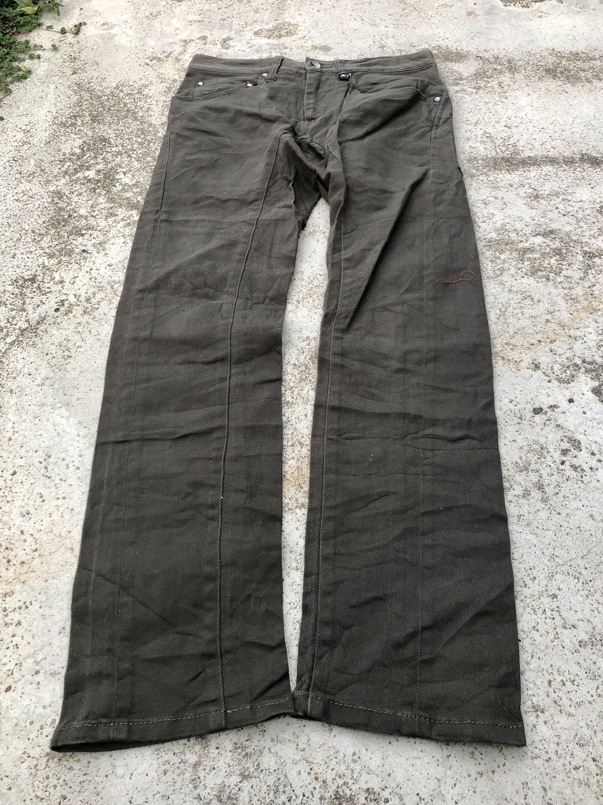 semanticdesign RECONSTRUCTED BUCKLE BACK STRECTHABLE PANT Size US 28 / EU 44 - 4 Thumbnail