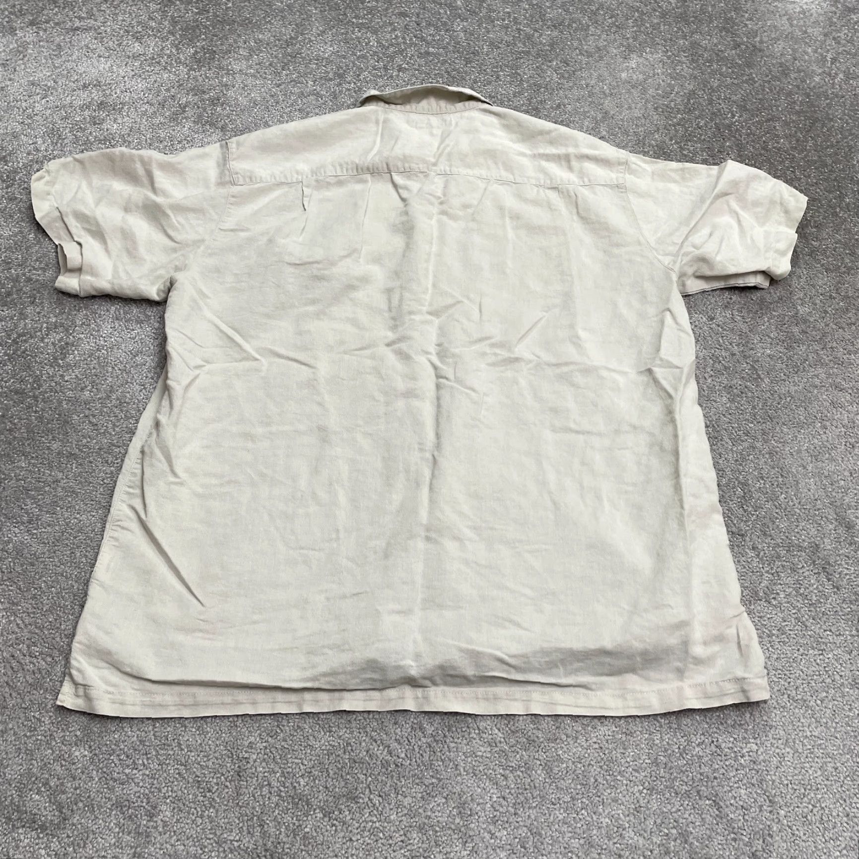 Vintage Columbia Shirt Mens 2XL Gray Short Sleeve Button-Down Pocket Casual Size US XXL / EU 58 / 5 - 2 Thumbnail