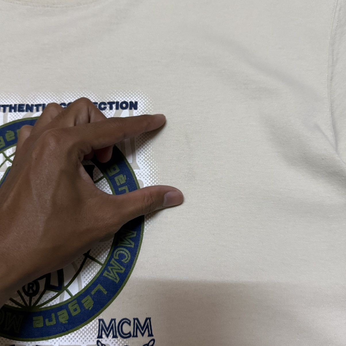 MCM MCM Big Logo T Shirt Size US L / EU 52-54 / 3 - 6 Thumbnail
