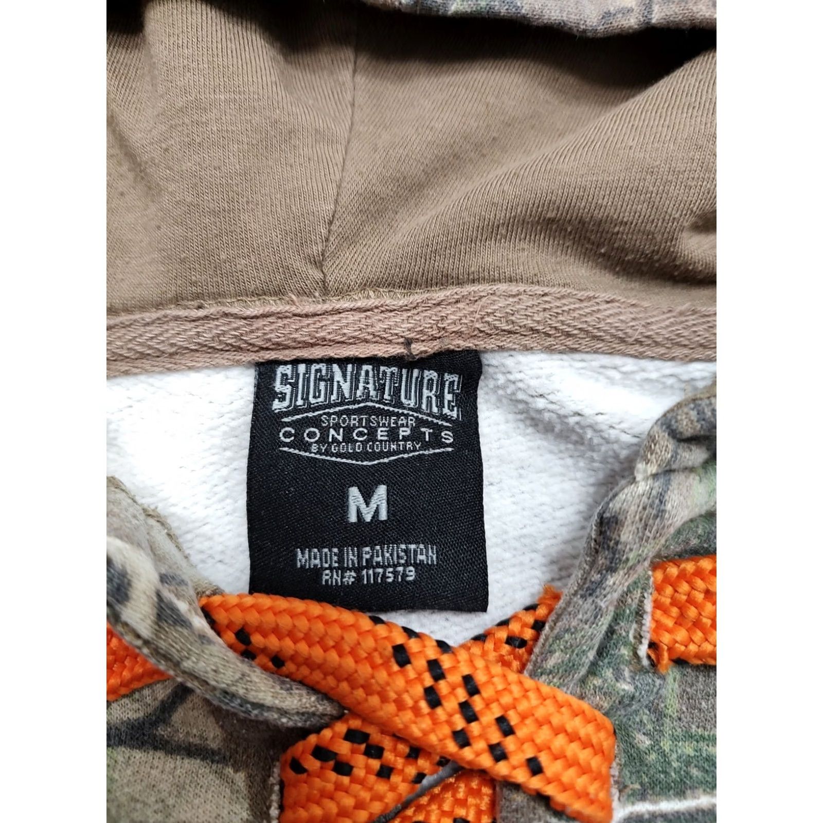 Vintage VINTAGE Signature Concepts Minnesota Mille Lacs Twins Bay Hoodie M Brown Camo Hockey Drawstring Sweatshirt Size US M / EU 48-50 / 2 - 6 Thumbnail