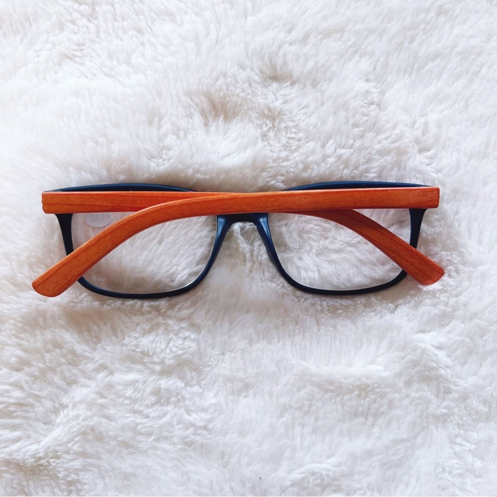 Other Olivia Blue with Orange Wood Reader Glasses Size ONE SIZE - 11 Thumbnail