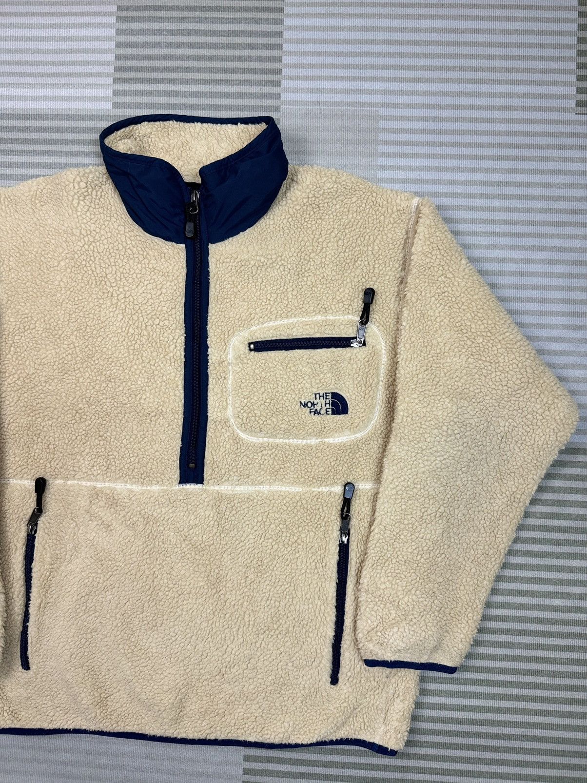 The North Face The North Face Sherpa Pullover Jacket Vintage 90s Size US L / EU 52-54 / 3 - 3 Thumbnail