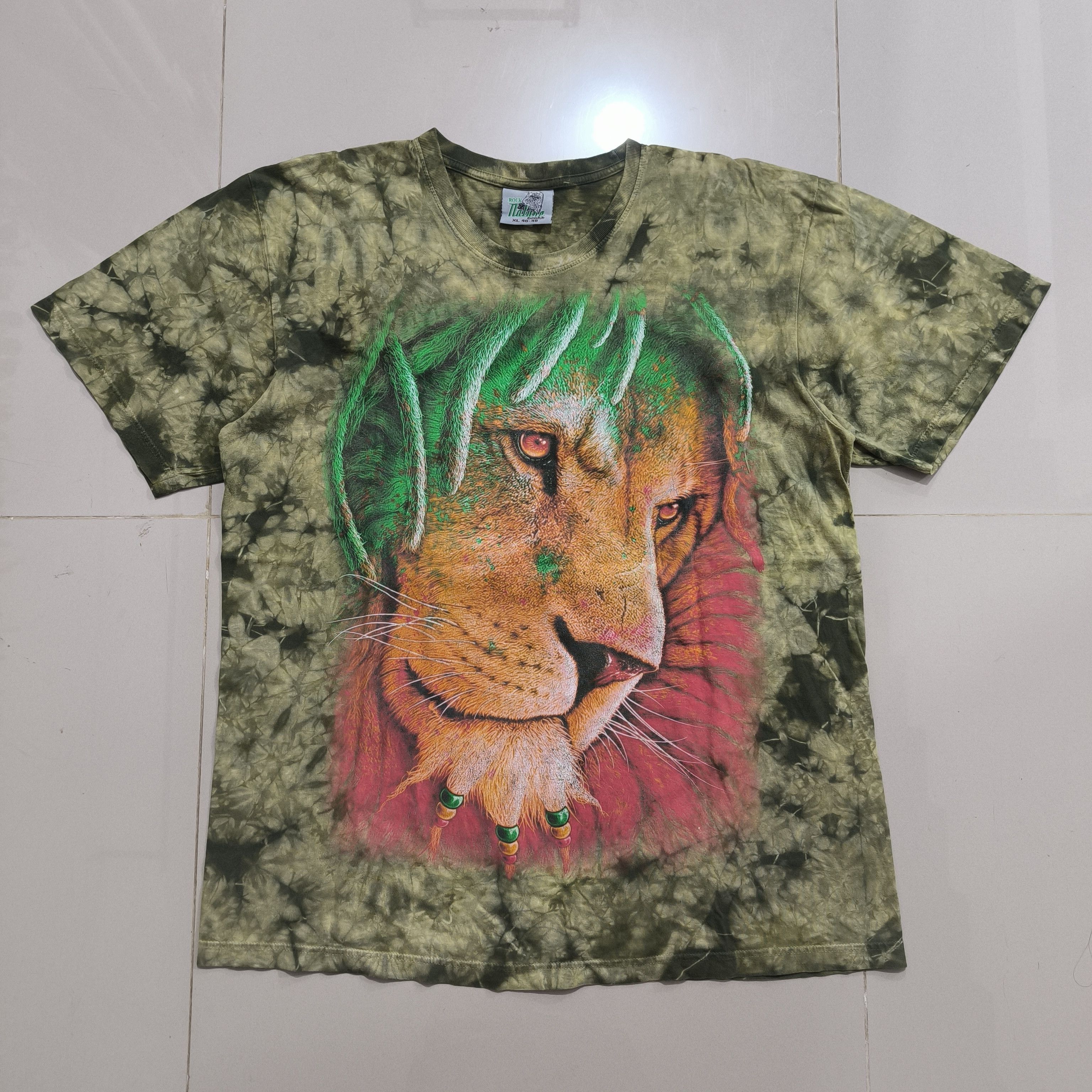 Vintage Vintage rock eagle bleach tshirt Size US L / EU 52-54 / 3 - 1 Thumbnail