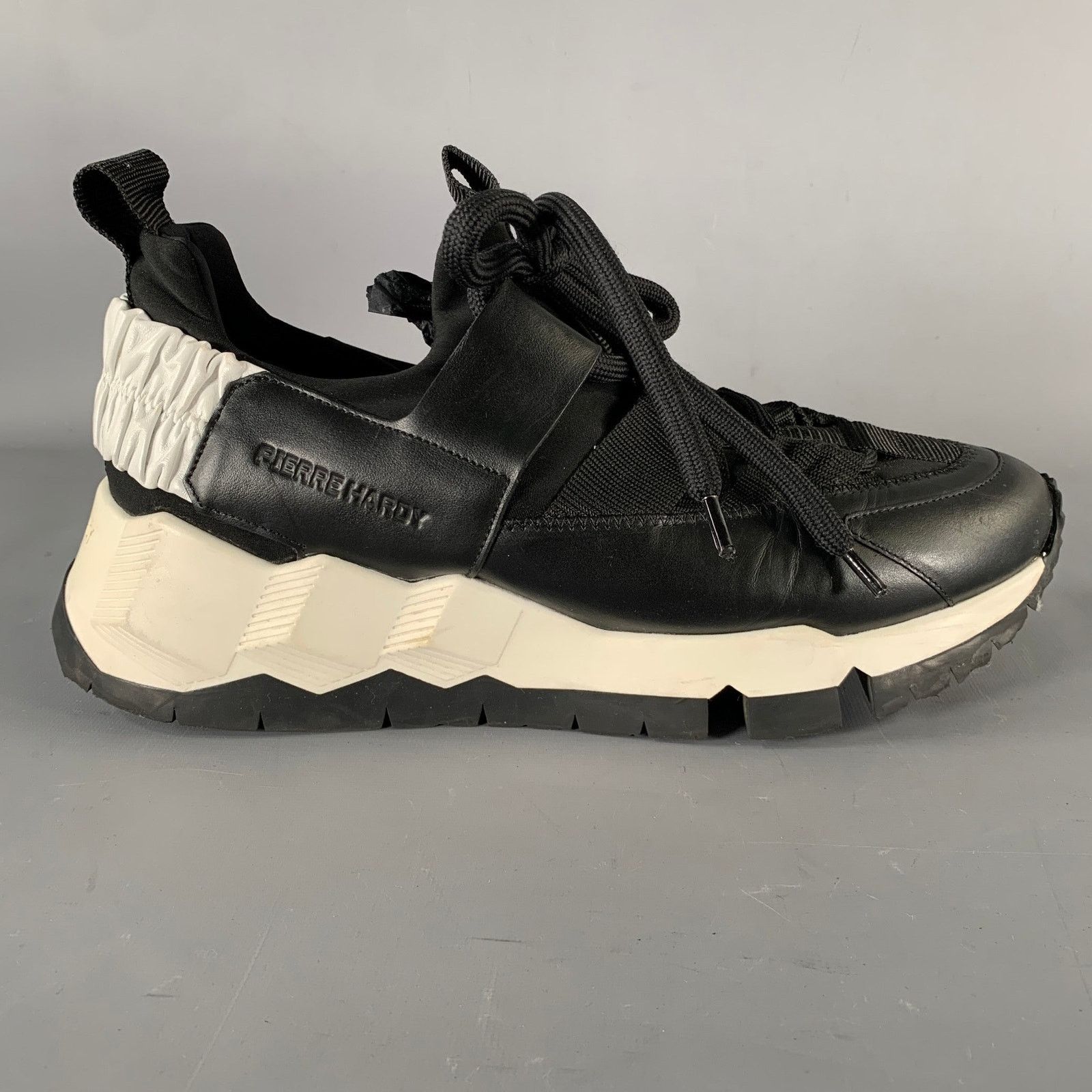 Pierre Hardy PIERRE HARDY Size 12 Black White Layered Platform Sneakers Size US 12 / IT 42 - 2 Thumbnail