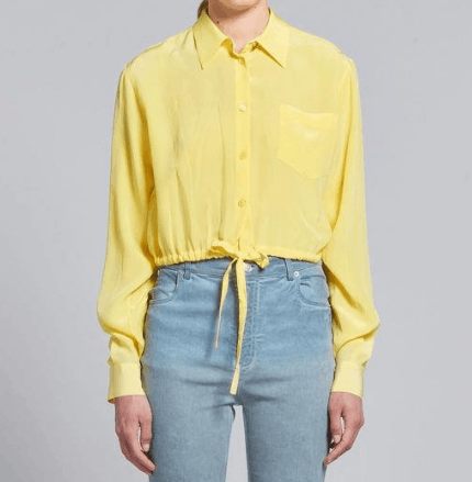 Marni o1srvl11e0624 Shirt in Yellow Size XS / US 0-2 / IT 36-38 - 4 Thumbnail