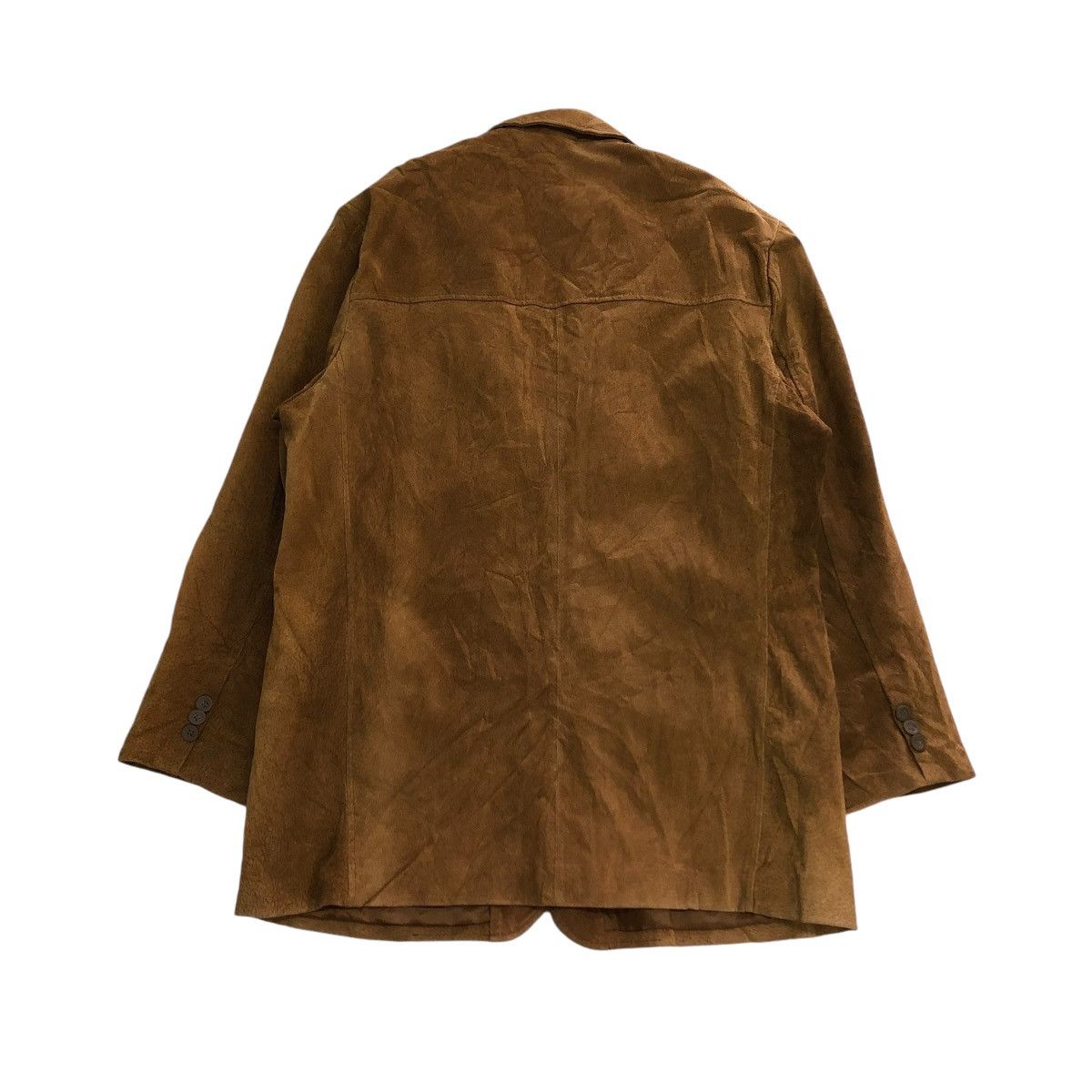 Japanese Brand 🔥VINTAGE GENUINE LEATHER JACKET VIVRE CLUB ISSEY MIYAKE Size US M / EU 48-50 / 2 - 2 Thumbnail