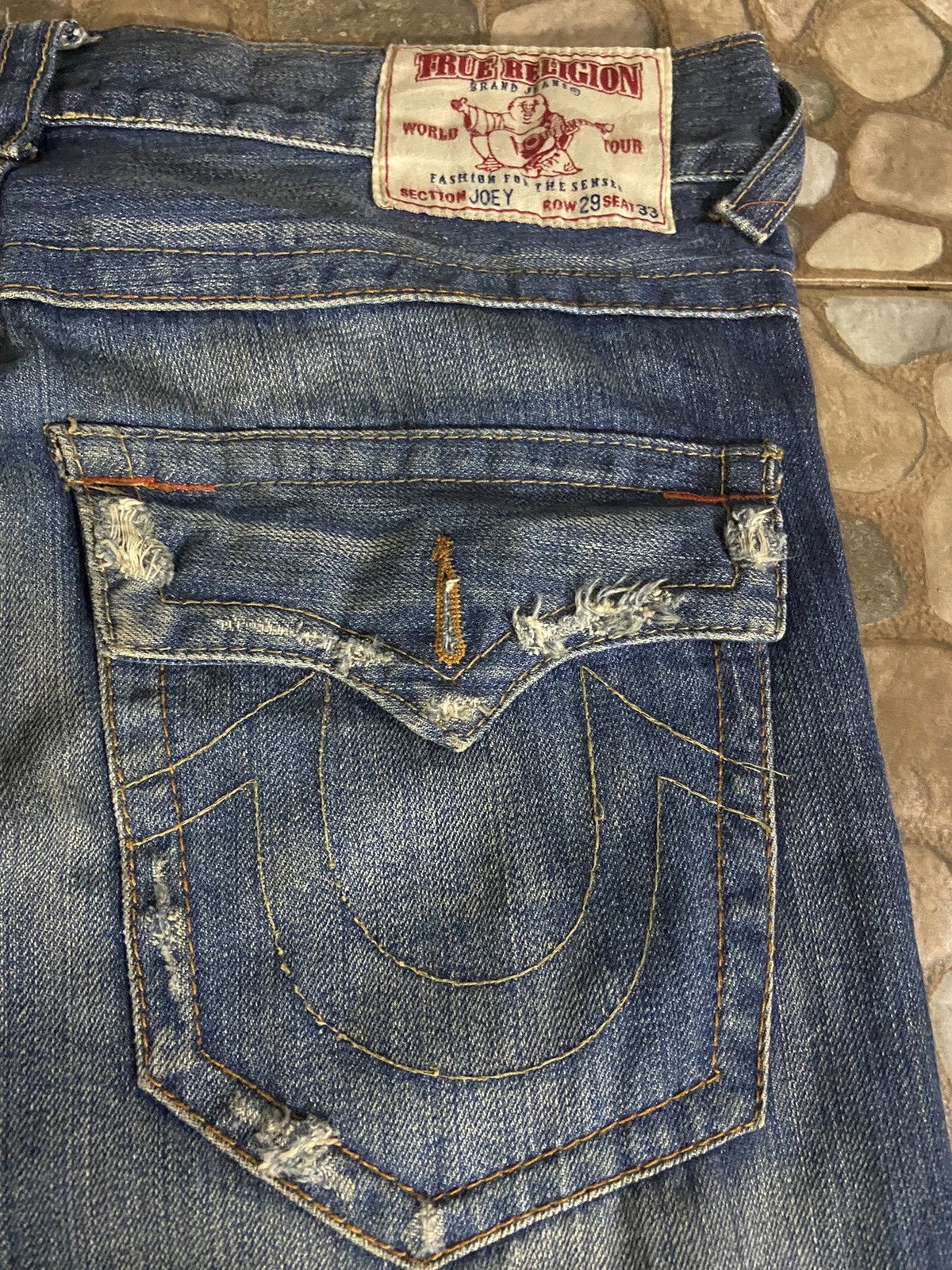 True Religion VTG TRUE RELIGION FLARE DENIM PANTS Size US 33 - 7 Thumbnail