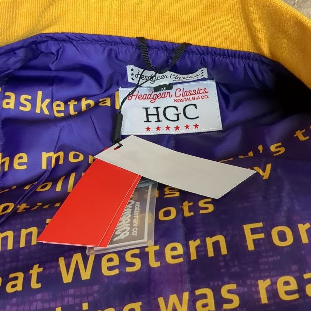 Other HEADGEAR classics purple Kobe Crenshaw satin jacket medium Size US M / EU 48-50 / 2 - 8 Thumbnail