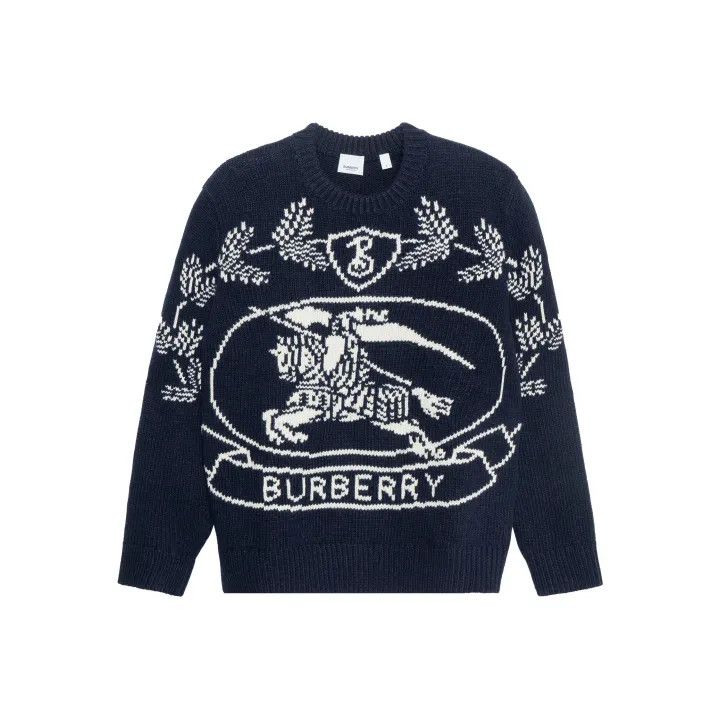 Burberry Burberry Autumn Winter Knight Pattern Knit Sweater Size US S / EU 44-46 / 1 - 1 Thumbnail