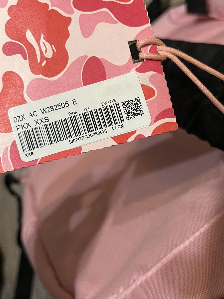 Bape Pink Baby Milo Backpack Unisex Pink Tag Size ONE SIZE - 4 Thumbnail