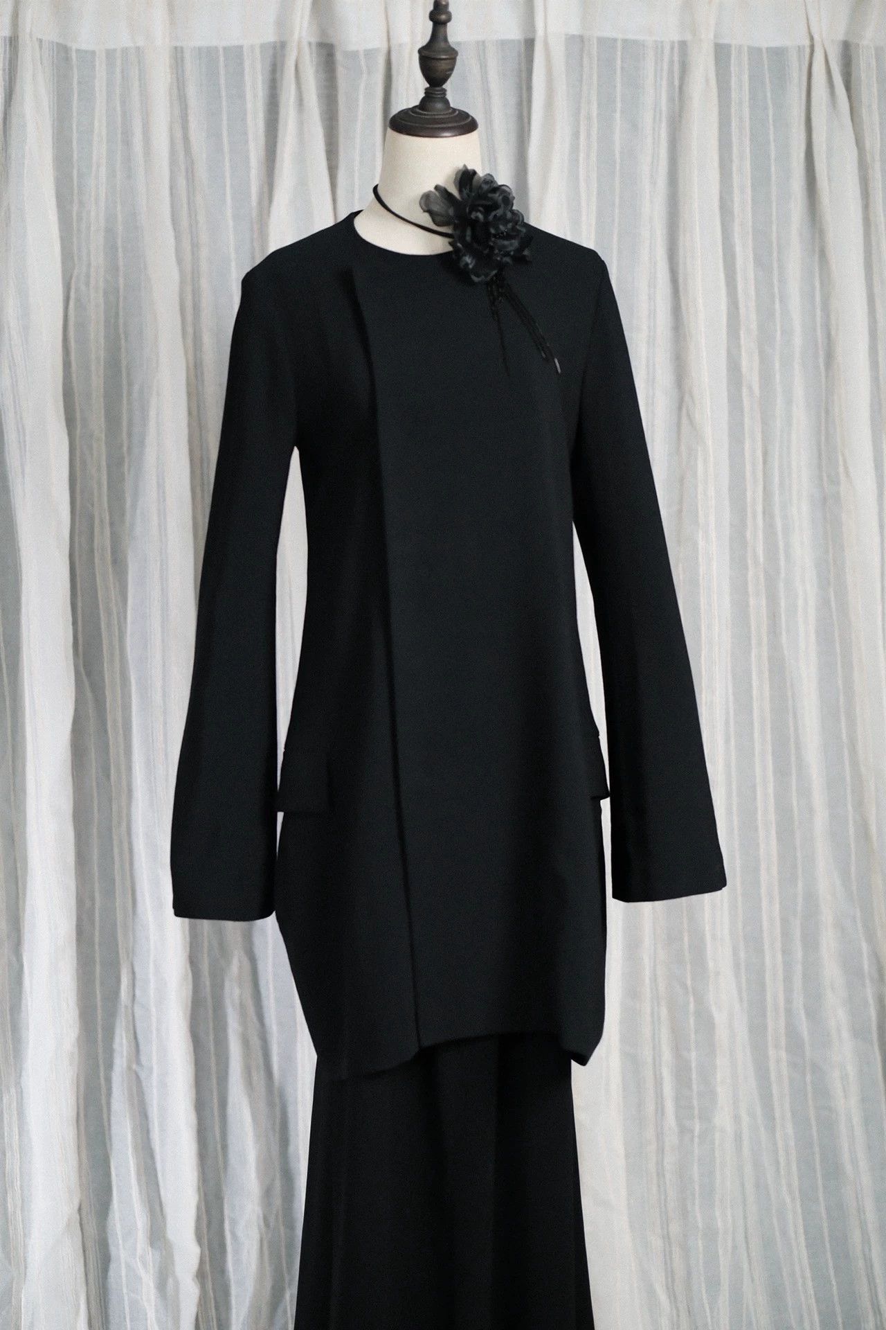 Yohji Yamamoto Yohji Yamamoto 1997 AW Dior Tribute Decon Black Top Size S / US 4 / IT 40 - 2 Thumbnail