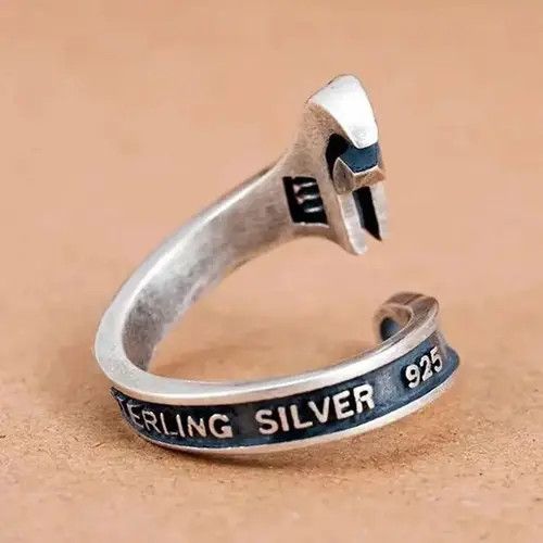 Vintage Retro Wrench Opening Free Size Adjustable Metal Ring Size ONE SIZE - 3 Thumbnail