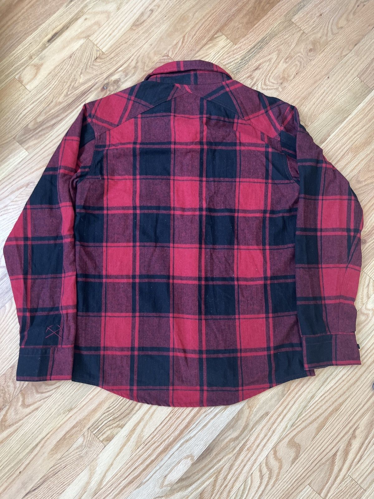 3sixteen classic buffalo check crosscut flannel XL