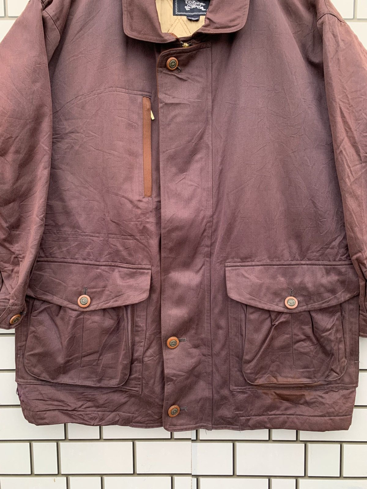 Burberry Vintage Burberrys Sun Faded Bomber Jacket Size US M / EU 48-50 / 2 - 6 Thumbnail
