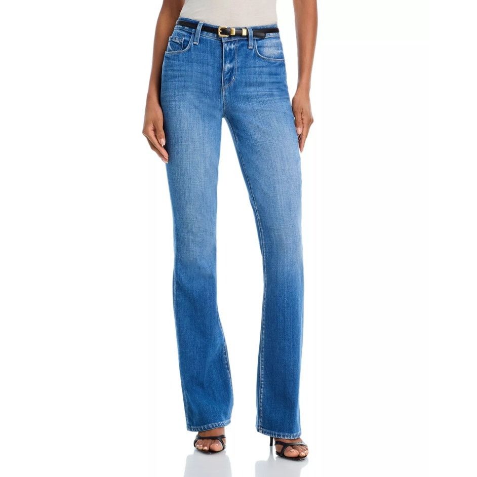 L'AGENCE Women Rosales Blue Denim Selma Boot Jeans Size 28