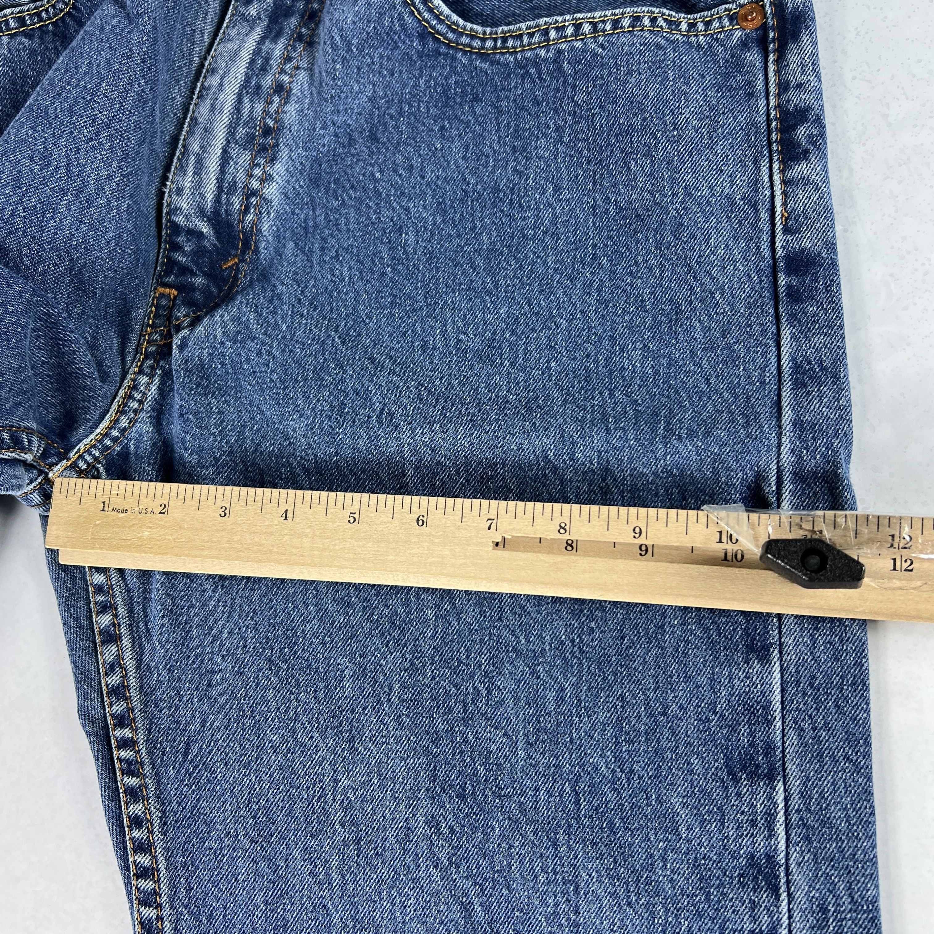 Levi's Levi's Jeans 505 Straight Leg Blue Faded Cotton Denim Size US 34 / EU 50 - 21 Thumbnail