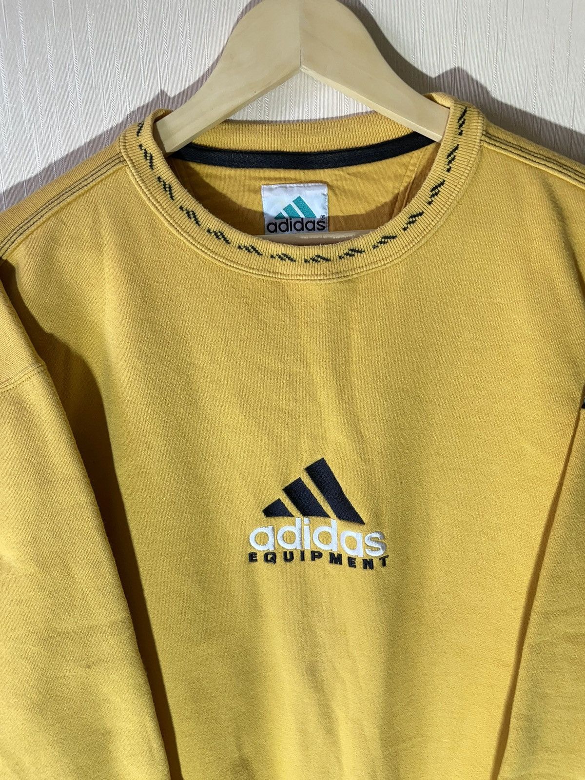 Adidas × Vintage Adidas Equipment vintage streetwear sweatshirt 90s Size US XL / EU 56 / 4 - 3 Thumbnail