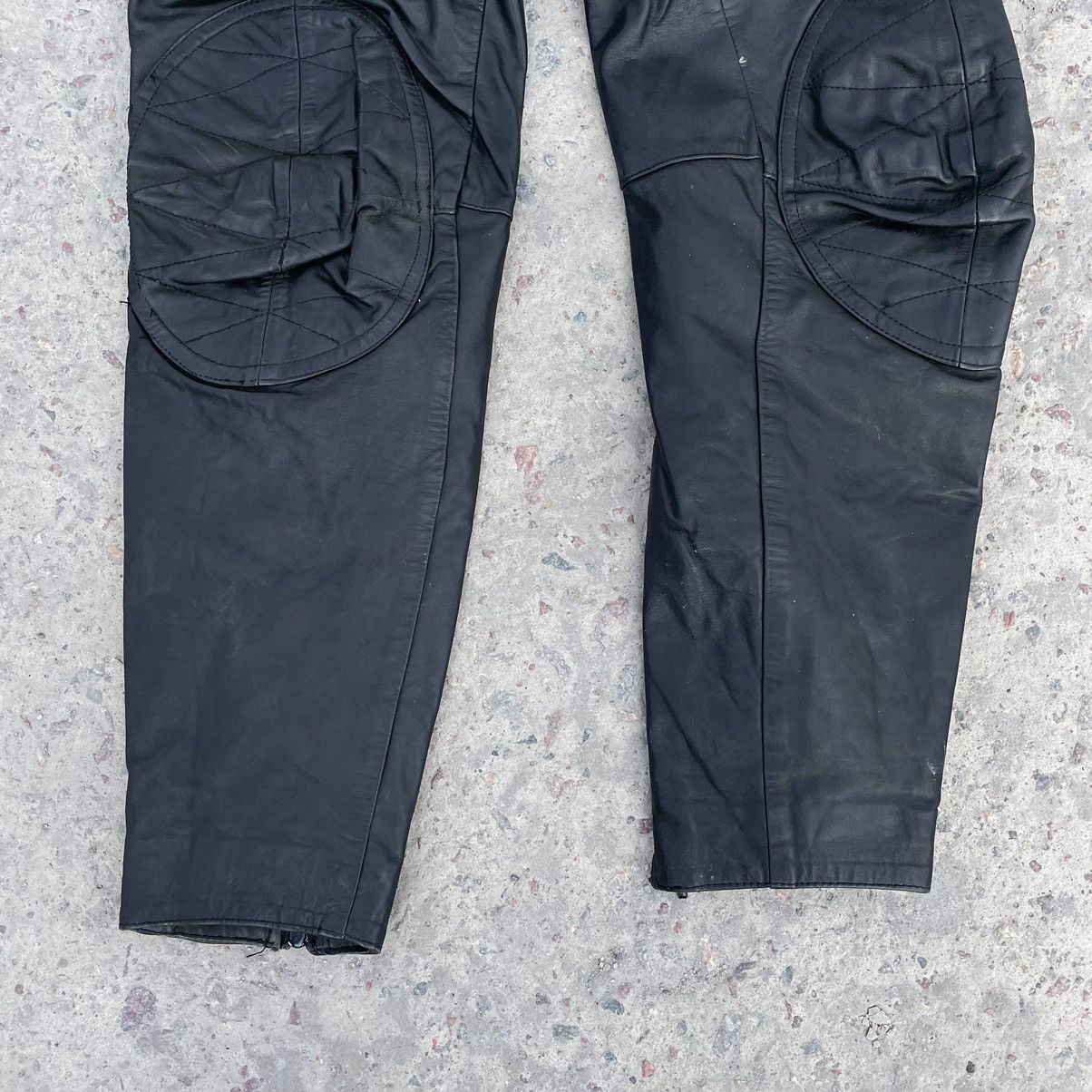 Vintage Vintage Moto Leather Pants 34 Size 90s Y2K USA Style Size US 34 / EU 50 - 3 Thumbnail