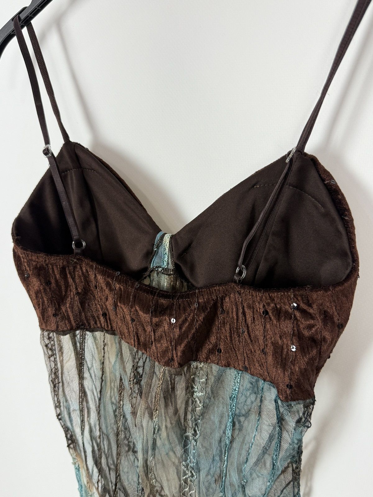 Vintage Y2K Vintage Kiah Tie Dye Sheer Mesh Camisole Top Fairycore Size M / US 6-8 / IT 42-44 - 5 Thumbnail
