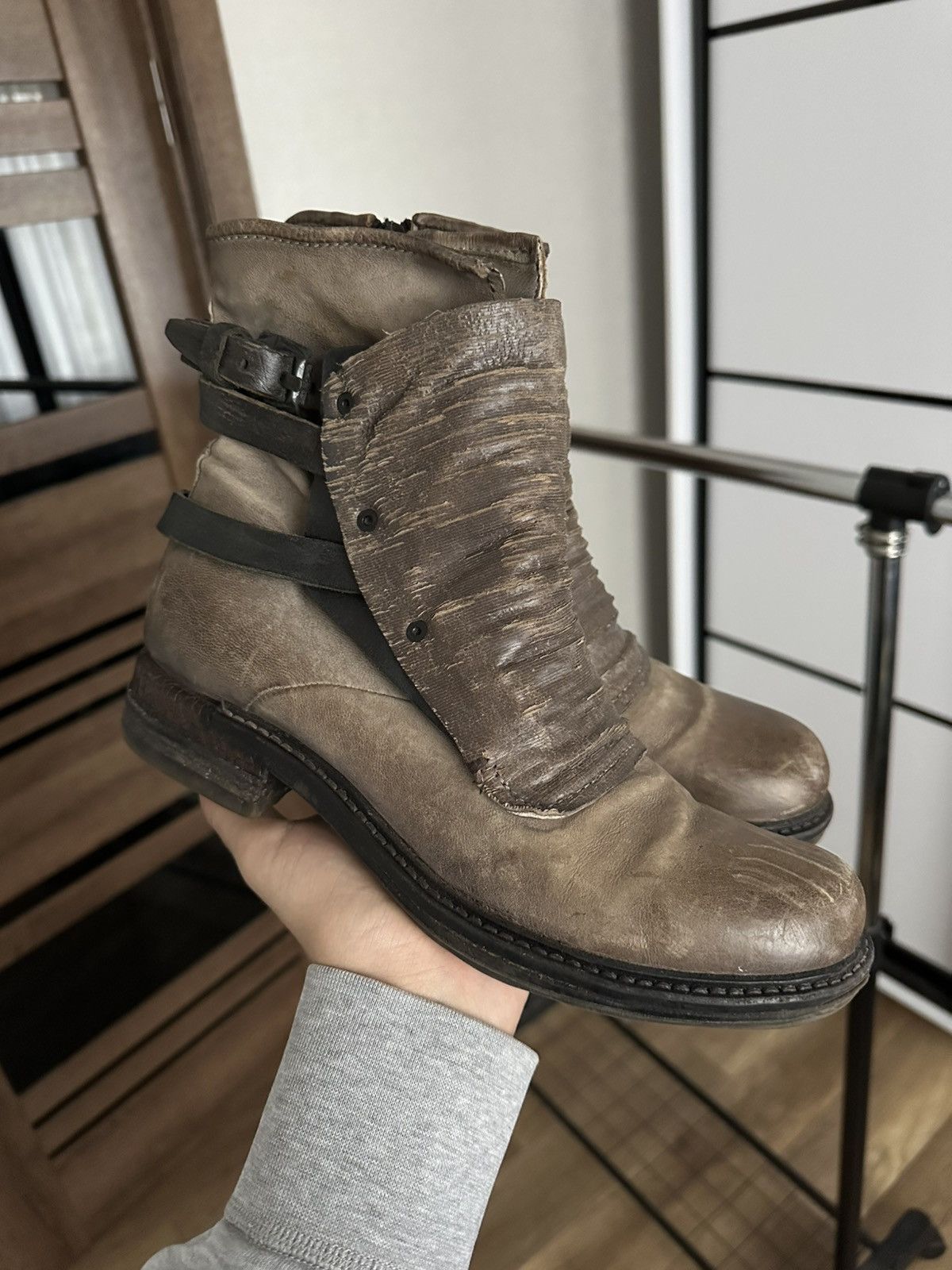 A.S.98 AS 98 Airstep Leather Boots High Top Avant Garde Size US 7 / EU 40 - 1 Thumbnail