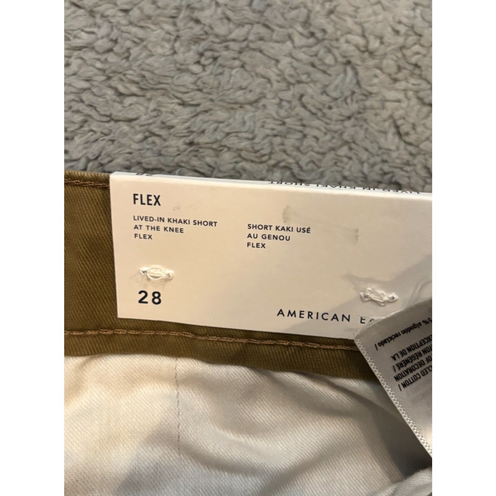 American Eagle Outfitters NWT American Eagle Outfitters Mens Khaki Flex Chino Shorts Size 28 Classic Fit Size US 28 / EU 44 - 2 Thumbnail