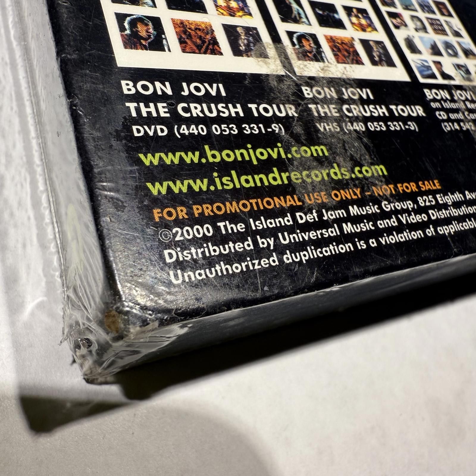 Designer Bon Jovi Highlights From The Crush Tour VHS 2000 Y2K SEALED Size ONE SIZE - 5 Thumbnail