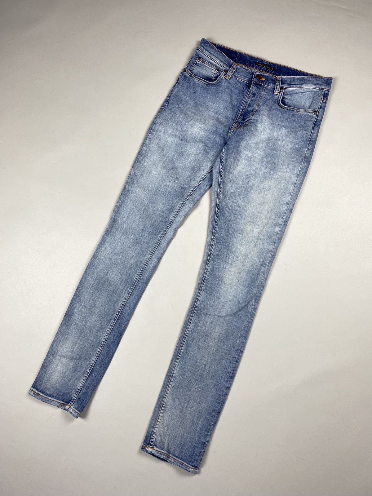 Nudie Jeans Nudie Jeans Co Lean Dean Broken Sage men’s jeans Size US 31 - 4 Thumbnail
