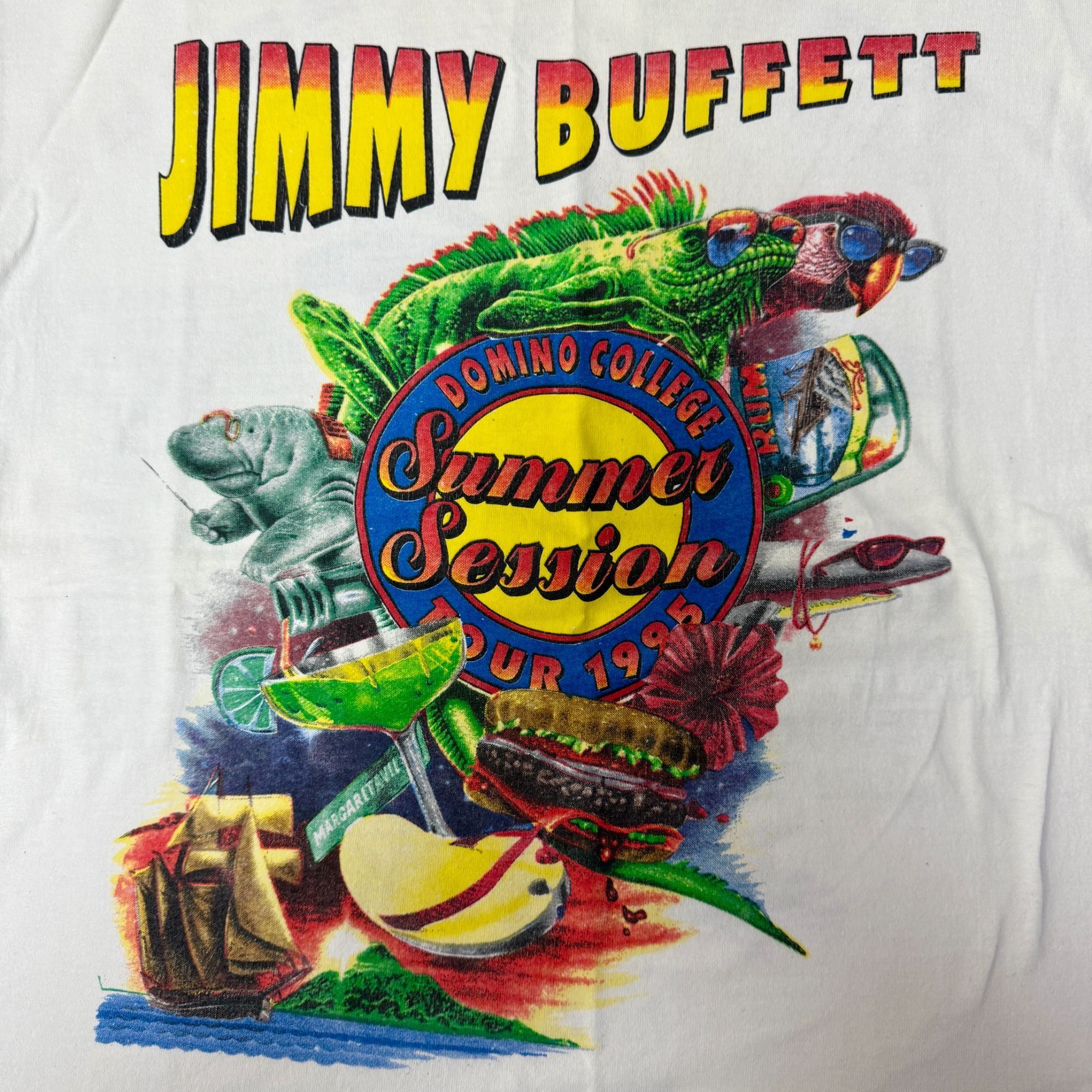 Other JIMMY BUFFETT Domino College SUMMER SESSION Tour 1995 Shirt Size US XL / EU 56 / 4 - 1 Thumbnail