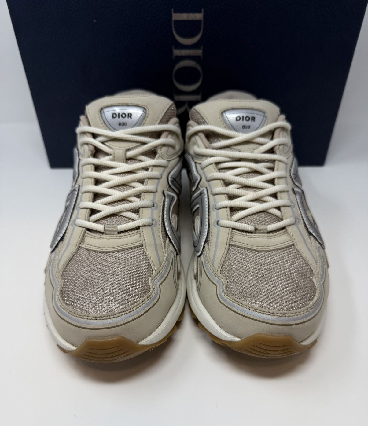 Dior Dior B30 Sneaker Cream Size US 12 / EU 45 - 2 Thumbnail