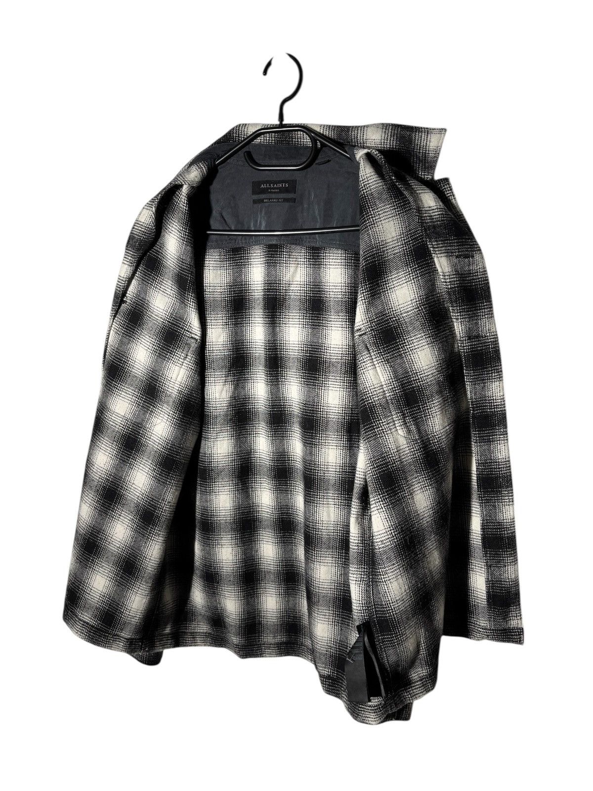 Allsaints Allsaints Plaid Wool Over Shirts Jacket Cargo Pocket S-M Size US M / EU 48-50 / 2 - 6 Thumbnail