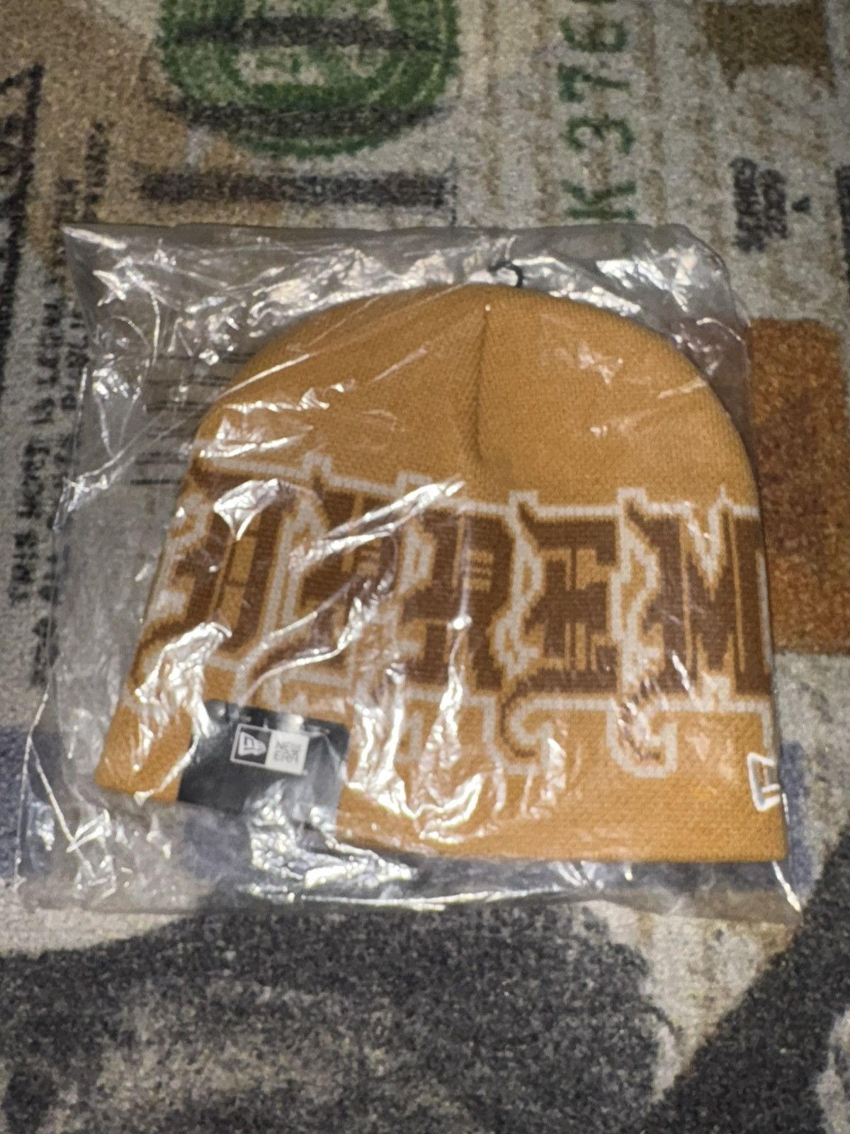 New Era × Supreme Supreme New Era Outline Beanie Size ONE SIZE - 1 Thumbnail
