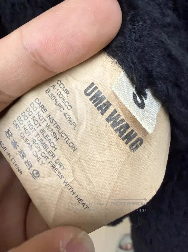 Uma Wang UMA WANG Shearling patchwork cotton coat| Size S / US 4 / IT 40 - 8 Thumbnail