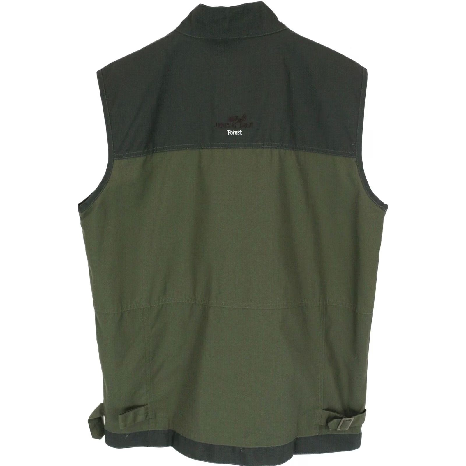 Vintage JAHTI JAKT Forest Waistcoat Men's XS Thin Hunting Zip Vest Green Size US XS / EU 42 / 0 - 2 Thumbnail
