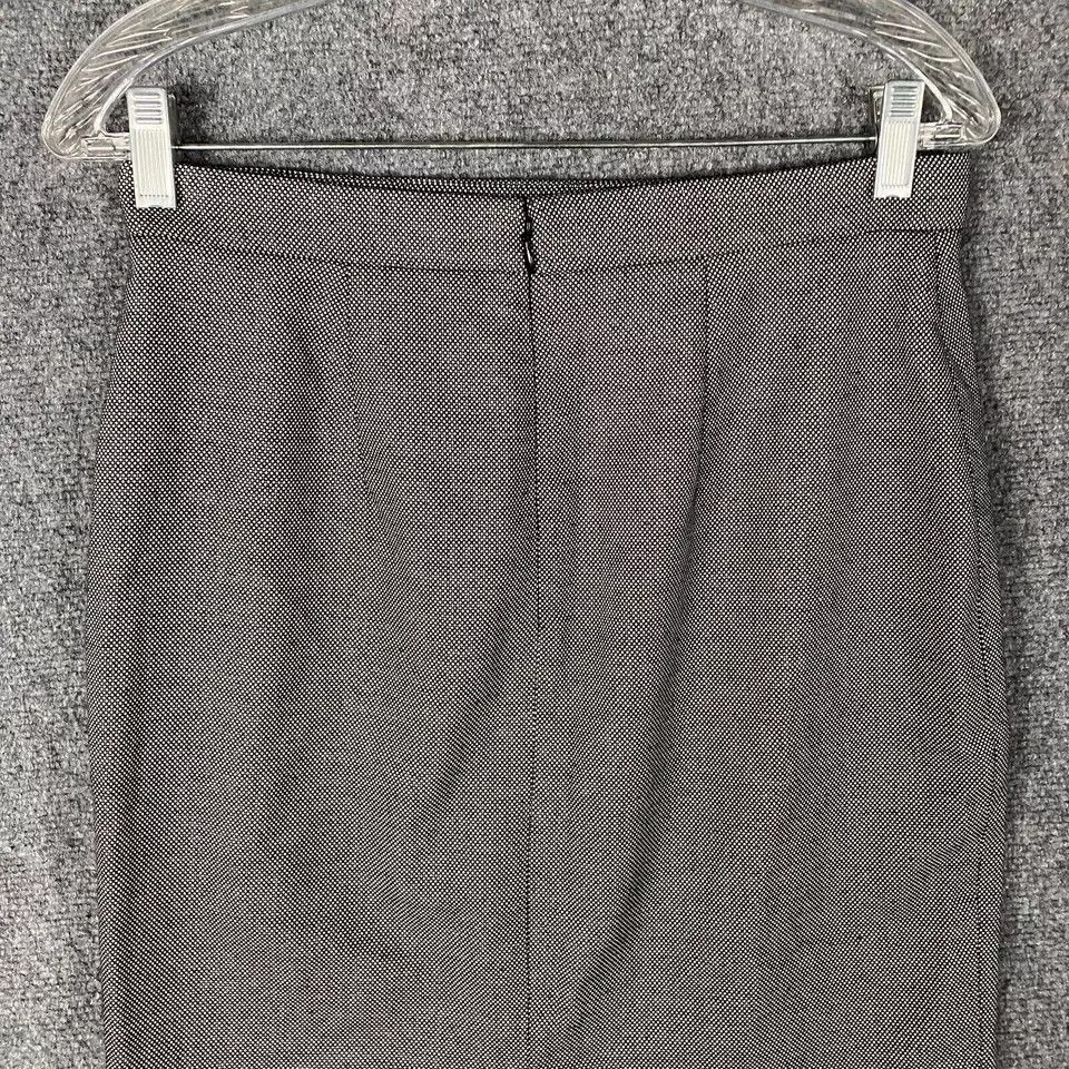 Ann Taylor Ann Taylor Skirt Women's Size 4 Gray Polyester Blend Adults Size 27" / US 4 / IT 40 - 6 Thumbnail
